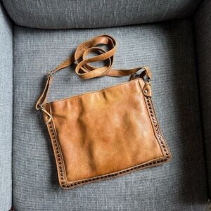 Latico Gabriel Crossbody in Cognac Leather